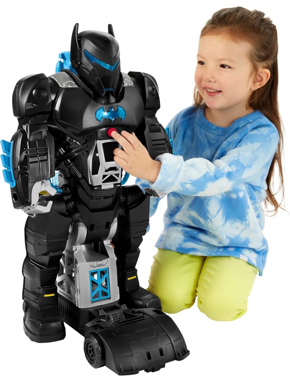 Fisher-Price Batman Black and Blue Interactive Robot Figure